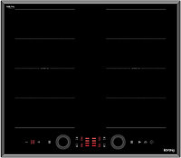 Варочная панель индукционная Korting HIB 68700 B Quadro