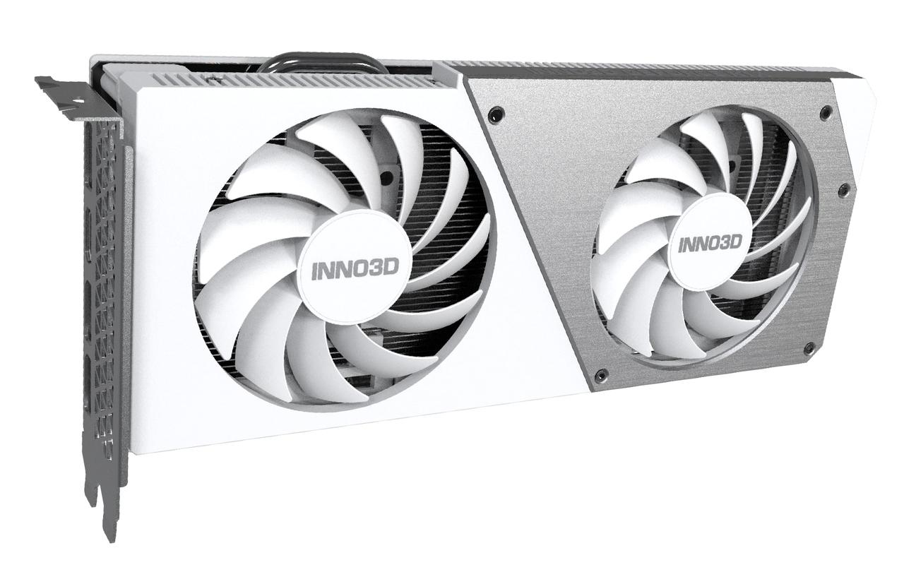 Видеокарта INNO3D GeForce RTX 4060 8GB GDDR6 TWIN X2 OC WHITE N40602-08D6X-173051W