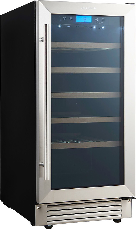 Винный шкаф Cellar Private CP032-1T серебристая дверь