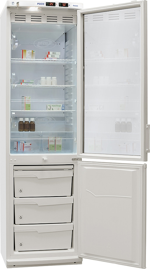 Холодильник лабораторный POZIS ХЛ-340 метал. двери