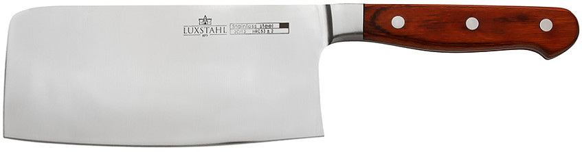 Нож-рубак Luxstahl 170 мм с деревянной ручкой - фото 1 - id-p112569790