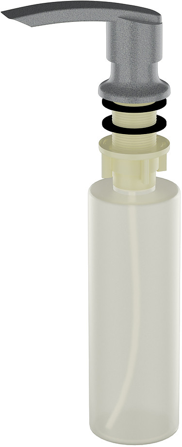 Дозатор для жидкого мыла ULGRAN U-02(309) темно-серый - фото 1 - id-p112552860