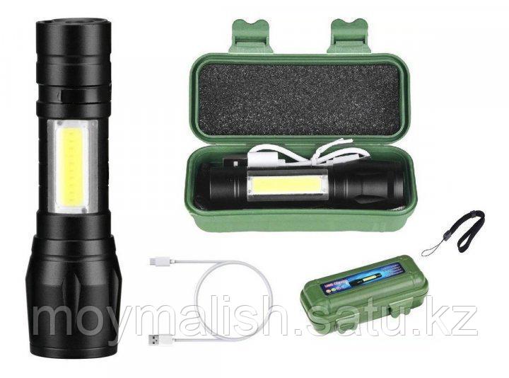 Ручной светодиодный фонарь BL-511 USB XPE COP-880000W с ударопрочным корпусом и USB зарядкой - фото 8 - id-p112580346