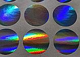 Круглые гарантийные голографические наклейки VOID диаметр 2 см лист 32 шт., фото 5