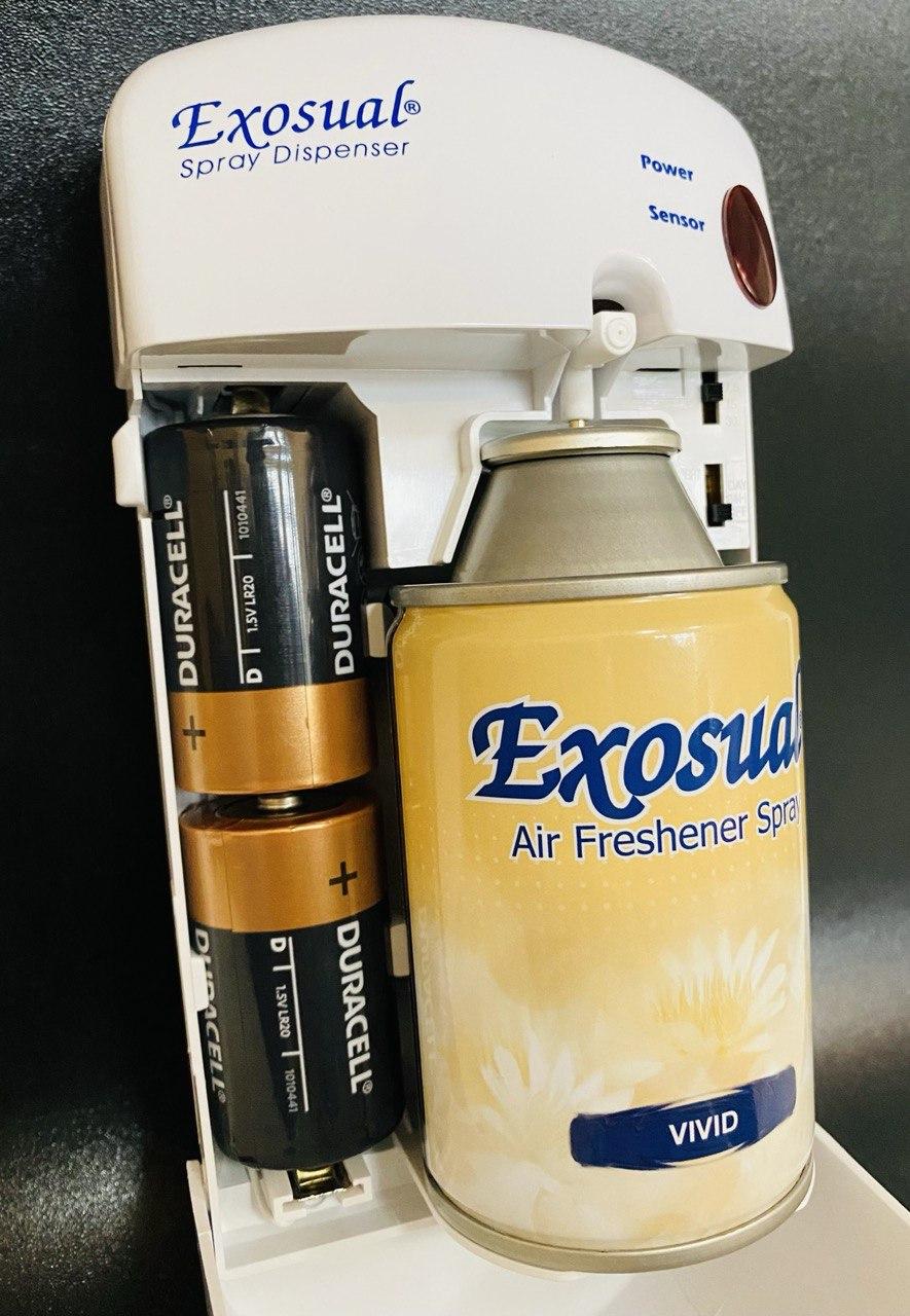 Распылитель автоматический для освежителя воздуха Exosual (баллончик в комплекте) - фото 5 - id-p83226650
