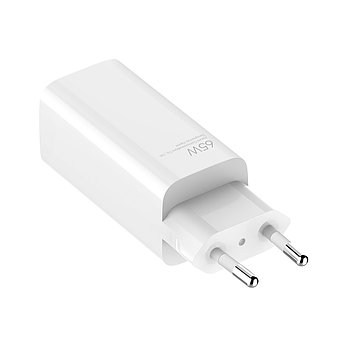 Зарядное устройство Mi 65W GaN Charger (Type-A + Type-C) EU, фото 2