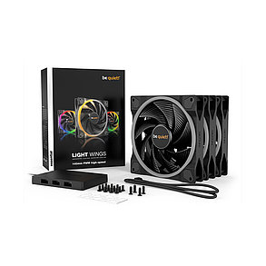 Вентилятор для компьютерного корпуса Bequiet! Light Wings 120mm PWM high-speed ARGB Triple-Pack, фото 4