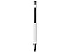 Ручка металлическая soft touch шариковая Tender, белый/серый, фото 2