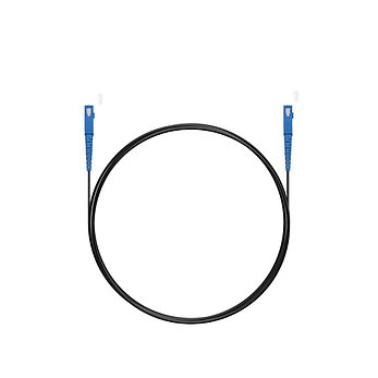 Абонентский FTTH Патч Корд SС/UPC-SC/UPC SM 1 м Black усил, фото 2