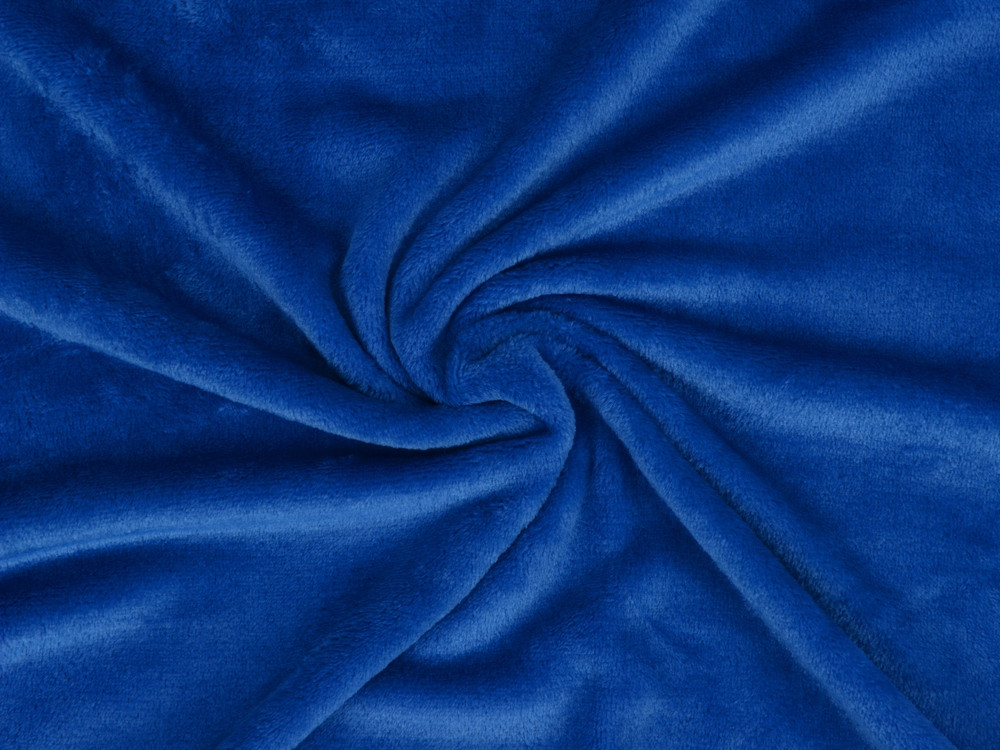Плед флисовый Natty из переработанного пластика с новогодней биркой, синий - фото 3 - id-p112582433
