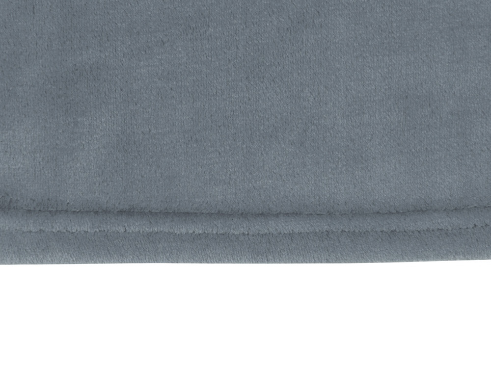 Плед флисовый Natty из переработанного пластика с новогодней биркой, серый - фото 5 - id-p112582434