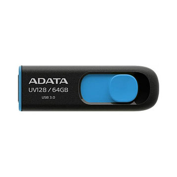 USB-накопитель ADATA AUV128-64G-RBE 64GB Черный, фото 2