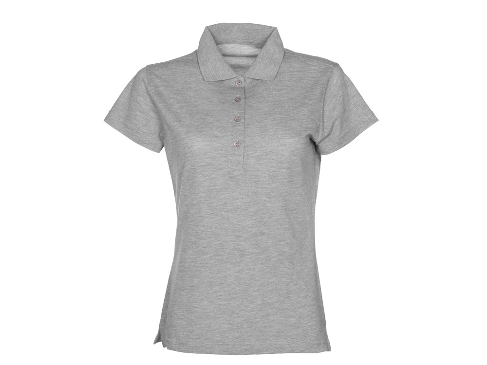 Рубашка поло First 2.0 женская, серый меланж - фото 3 - id-p112582451