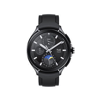 Смарт часы Xiaomi Watch 2 Pro-Bluetooth Black Case with Black Fluororubber Strap, фото 2