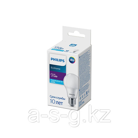 Лампа Philips Ecohome LED Bulb 9W 720lm E27 865 RCA, фото 2