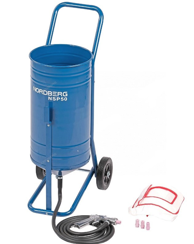 Установка пескоструйная открытая, бак для песка 28 л