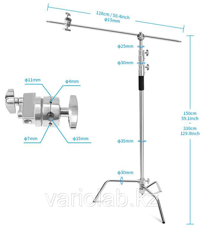 Стойка Meking С-stand K-2 3.3м - фото 4 - id-p112588504