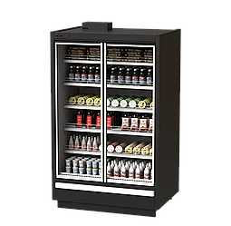 Горка холодильная KIFATO ПРАГА 1250 (выносной агрегат, распашные двери)