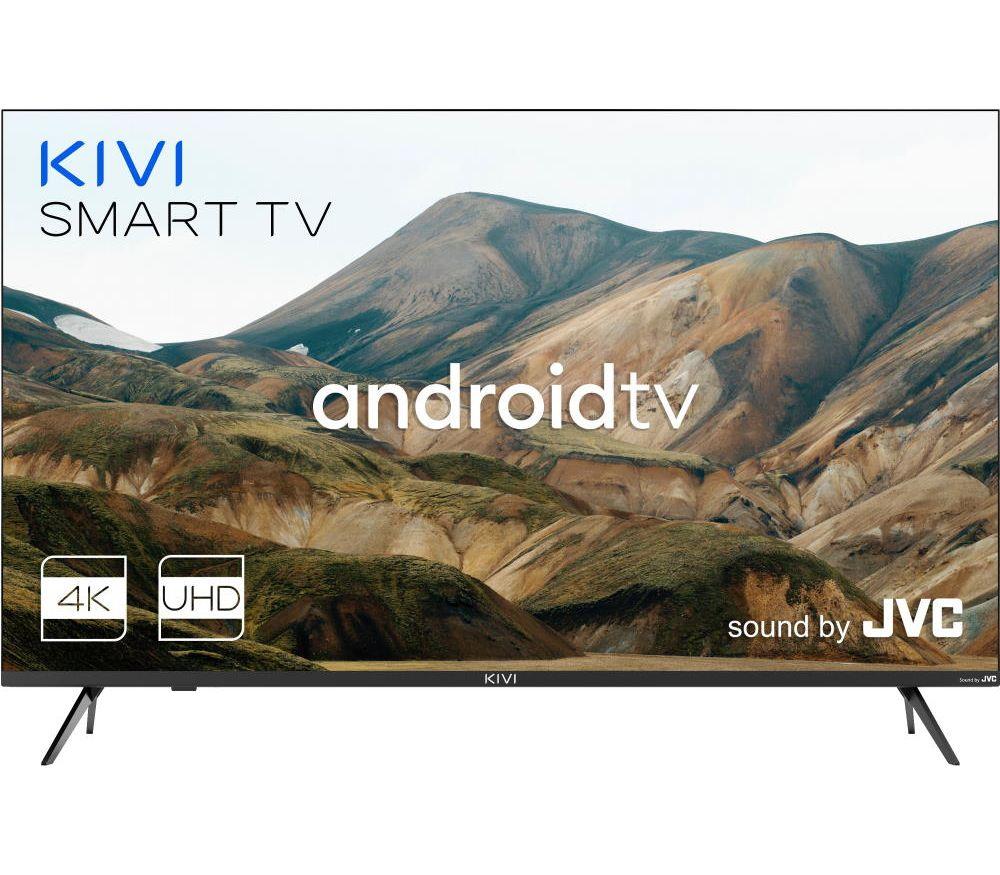 KIVI 43U740LB Телевизор 43 UHD HDR DVB-T2/C Google Android TV Wi-Fi черный - фото 1 - id-p112587919