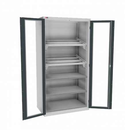 Шкаф инструментальный RAYAN ВС-055-12 с дверьми с окнами - фото 1 - id-p112591550