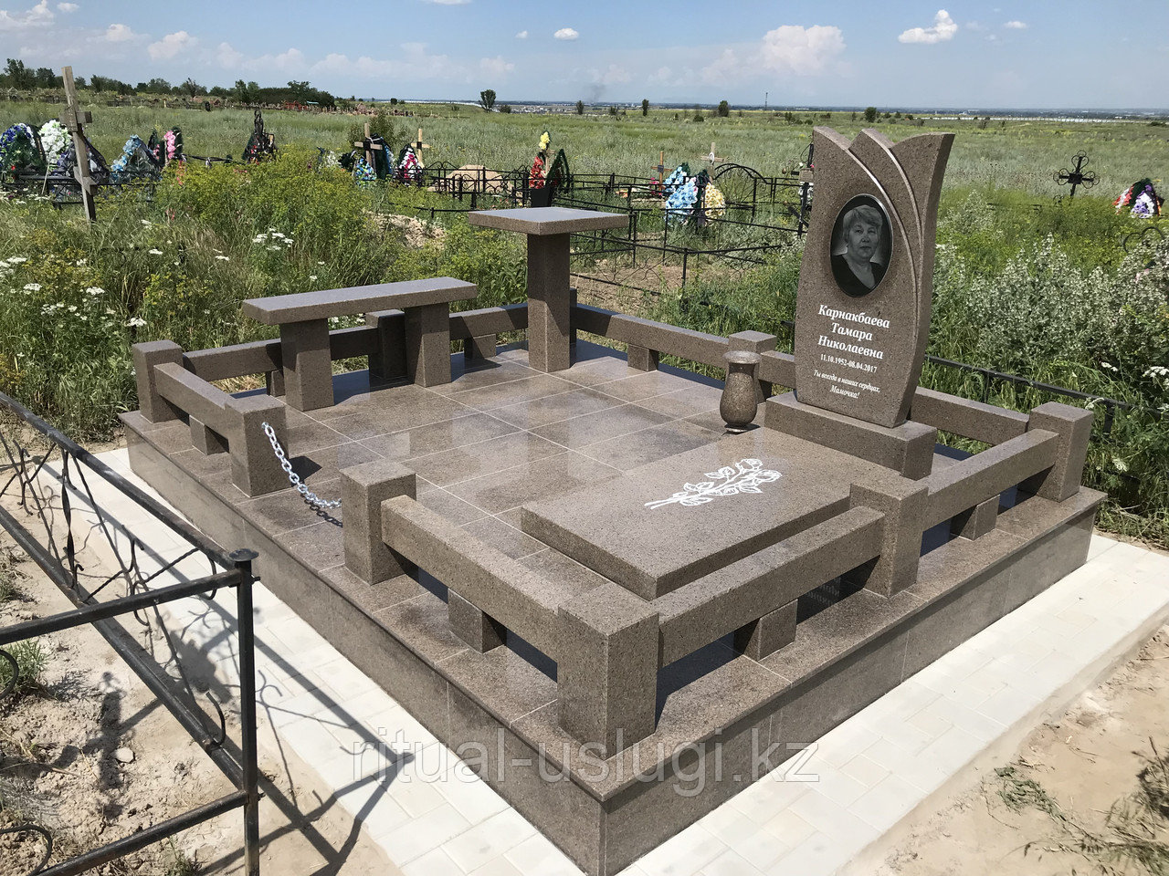 Благоустройство могилы