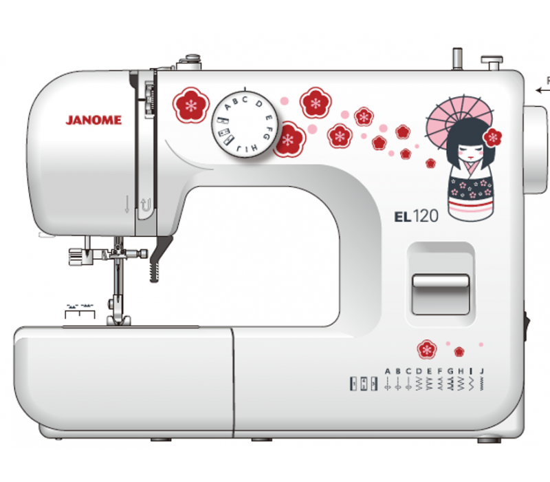 JANOME EL 120 (Швейная машинка) - фото 1 - id-p112588198