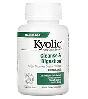 Kyolic, Экстракт выдержанного чеснока, формула 102 для удаления дрожжевого грибка и улучшения пищеварения, 100