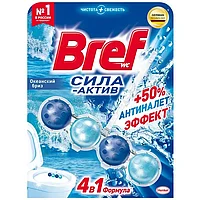 Блок для унитаза Bref Океанский Бриз 50г 1шт на блистере