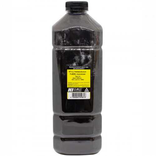 Hi-Black Универсальный химический тонер 2.4, Bk, 500 г, канистра струйный картридж (10006001) - фото 1 - id-p112595355