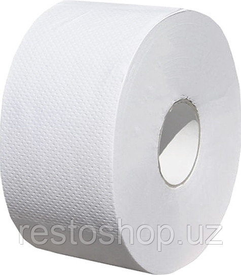 Бумага туалетная Merida OPTIMUM MINI 2-слойная, белая (12х140 м) - фото 1 - id-p112340179