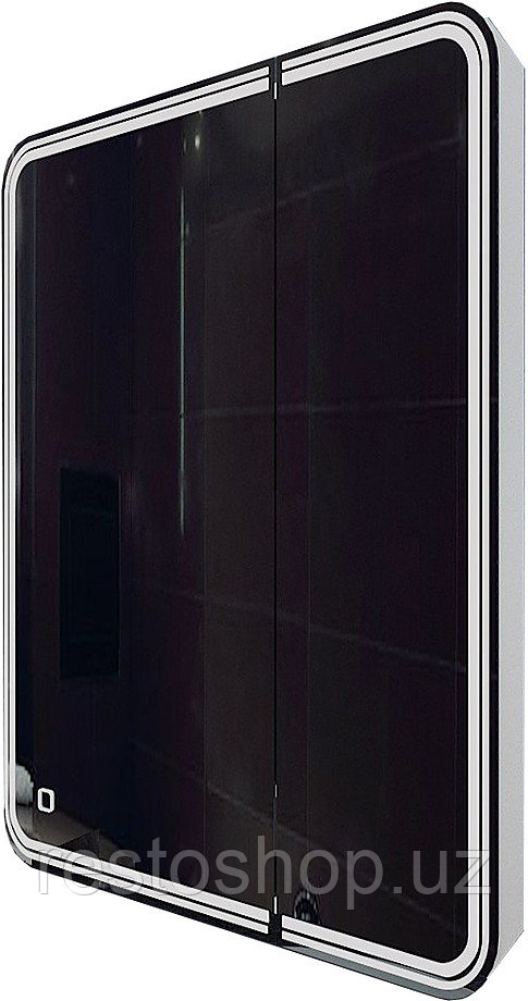 Шкаф зеркальный Art&Max Verona AM-Ver-700-800-2D-L-DS-F 70х80 см, с подсветкой, левый - фото 1 - id-p112354173