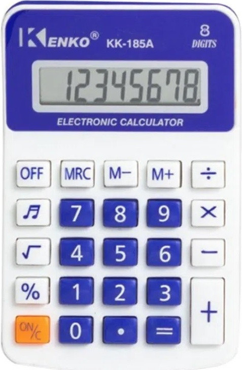 Калькулятор Kenko , 8-разрядный, белый - фото 1 - id-p112599727