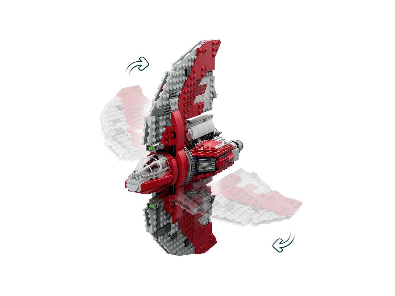 75362 Lego Star Wars Джедайский шаттл Т-6 Асоки Тано, Лего Звездные войны - фото 4 - id-p112599729