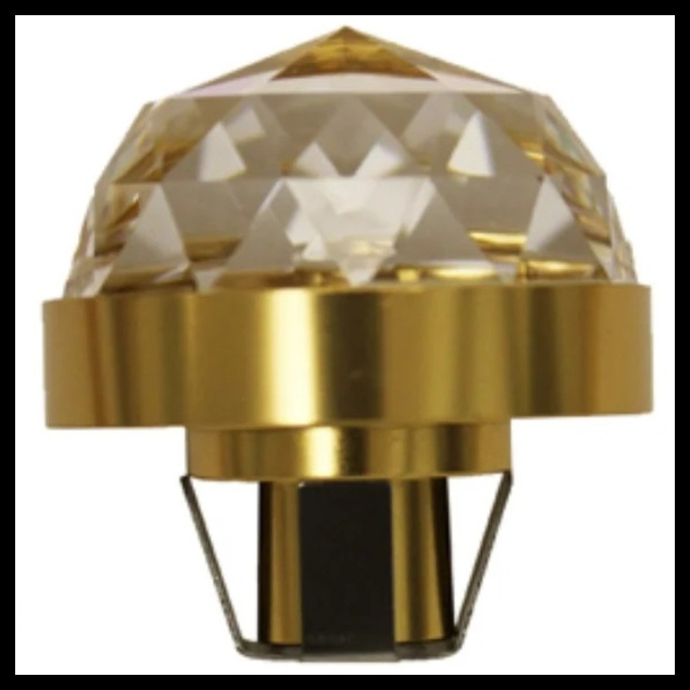 Светильник Cariitti Crystal CR-30 Gold для турецкого хамама (золото, IP67, 1 Вт, без источника света)