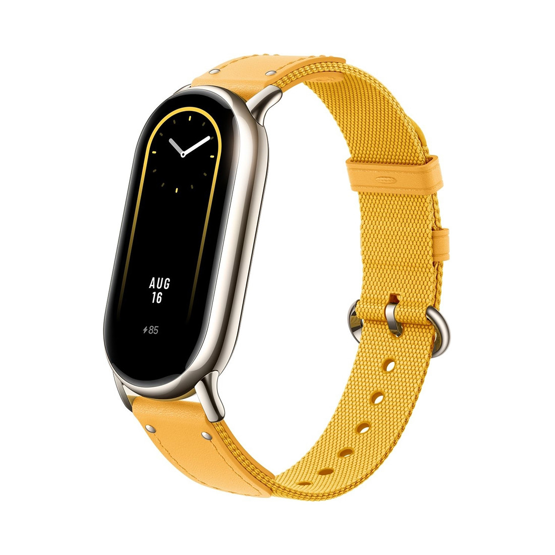 Сменный плетёный браслет для Xiaomi Smart Band 8 Yellow - фото 1 - id-p112614831