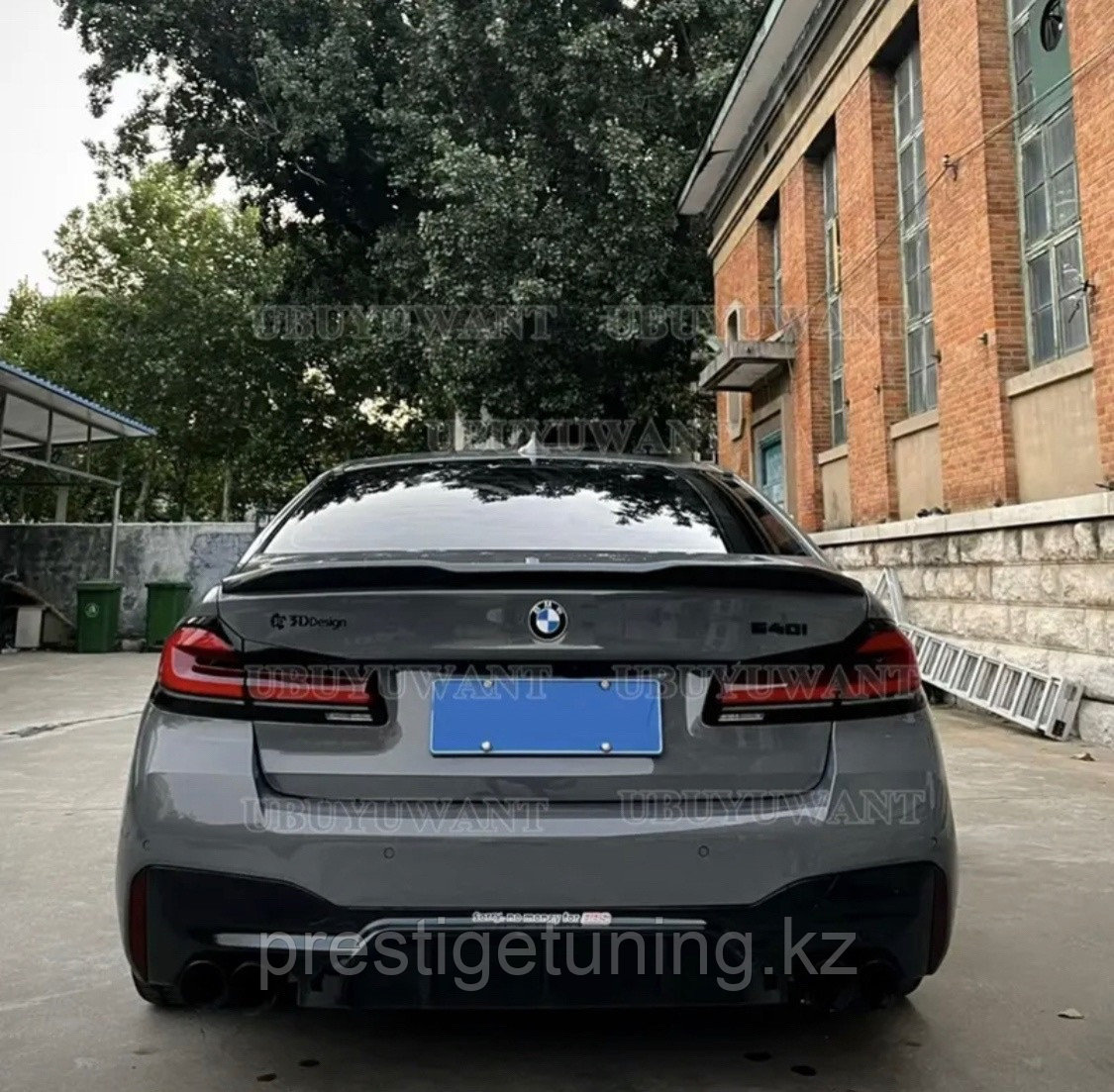 Спойлер карбоновый на багажник на BMW 5-Серия (G30) 2017-20 дизайн M5 - фото 6 - id-p112615038