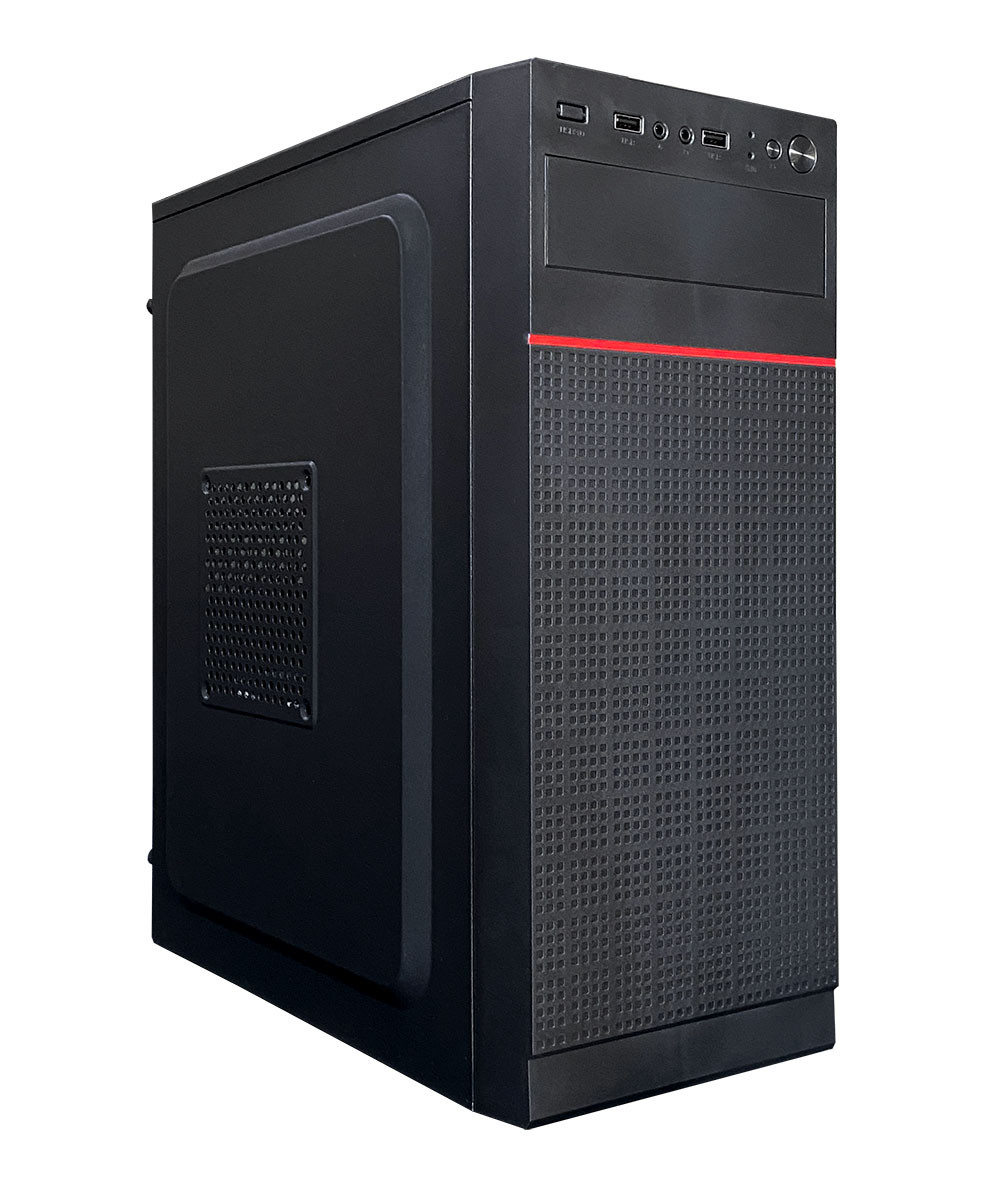 Корпус JM 032 БП N-400W Черный + кабель питания JM 032