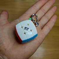 Кубик Рубика - брелок QiYi MoFangGe 3x3x3 Tiny Bread. Куб 3X3. Mini 30 mm. Головоломка. Подарок.