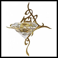 Светильник настенный Cariitti Kihla Gold для турецкого хамама (золото, IP67, 1 Вт, без источника света)