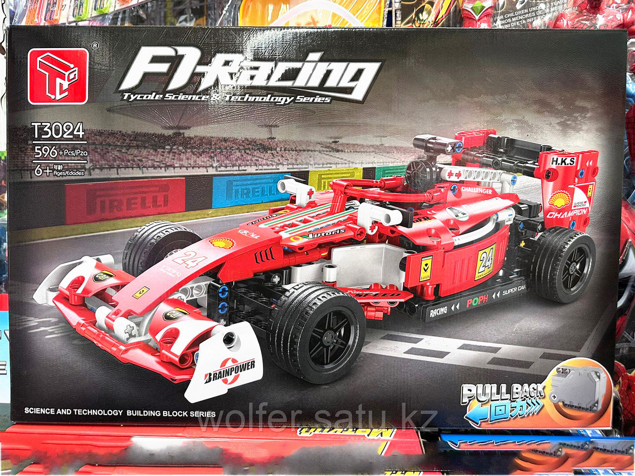 Конструктор Машина индукционная "F1-Racing" 596 дет. Доставка! Lego, Lari, Bela - фото 1 - id-p112616015