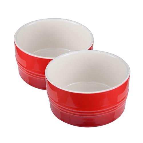 Набор посуды Bergner Classique BG BG-13351-RD (2 чаши) красный - фото 1 - id-p112625611