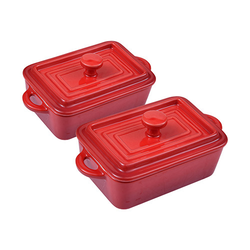 Набор посуды Bergner Classique BG BG-13353-RD (2 чаши) красный - фото 1 - id-p112625614