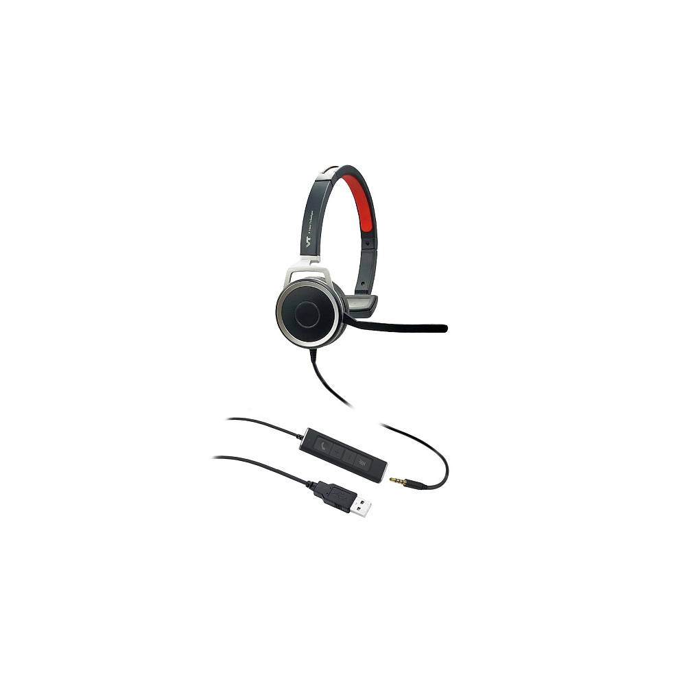 Voice Technologist Гарнитура проводная X208 USB Bluetooth Моно, USB
