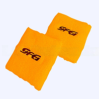 Напульсник на запястье оранжевый Wristband 682660