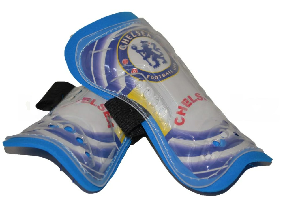 Детские футбольные щитки с резинкой Chelsea