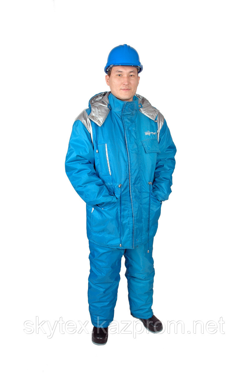 Спецодежда костюм зимний рабочий голубой - фото 2 - id-p112628861