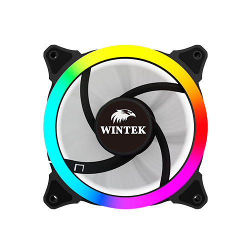 Вентилятор для корпуса Wintek PF1-B-12 ARGB, 12 см, 6 pin - фото 1 - id-p112628869