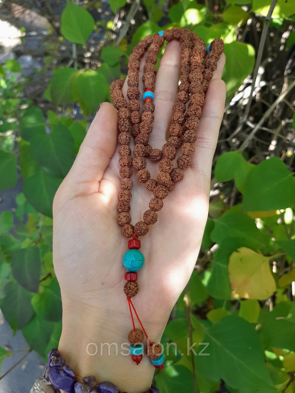 Четки из рудракши, 108 бусин (7мм), фото 1