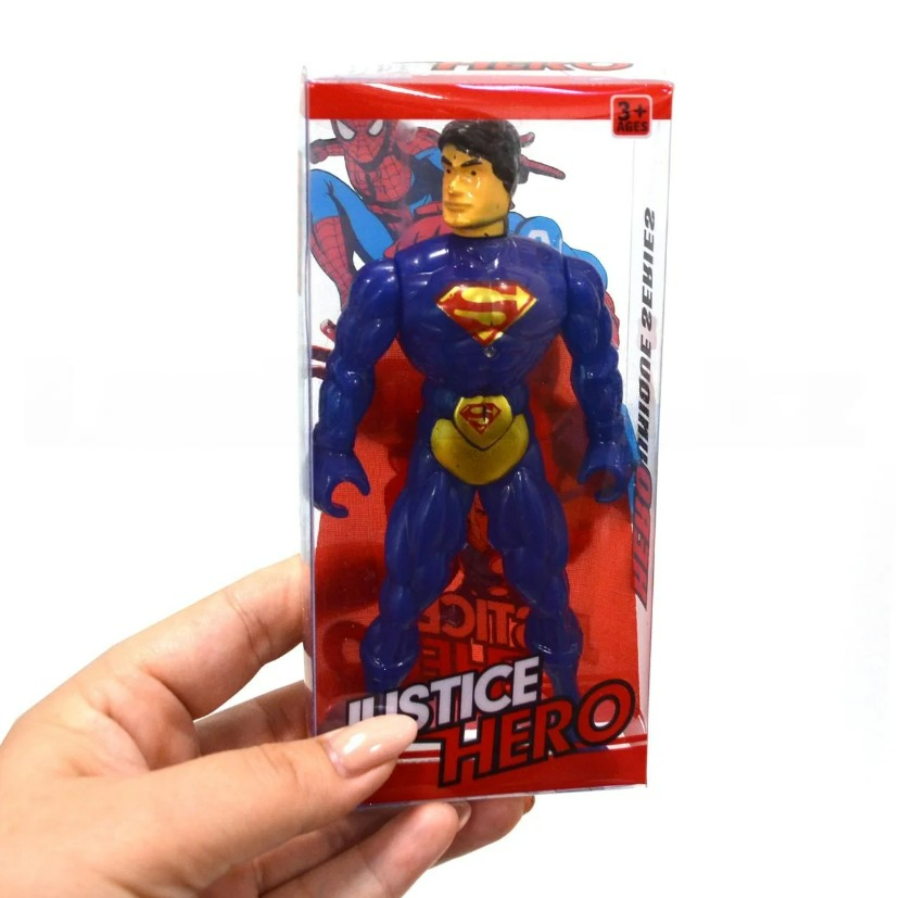 Фигурка супергероя Jastice hero шарнирная 14 см Супермен - фото 1 - id-p93857720