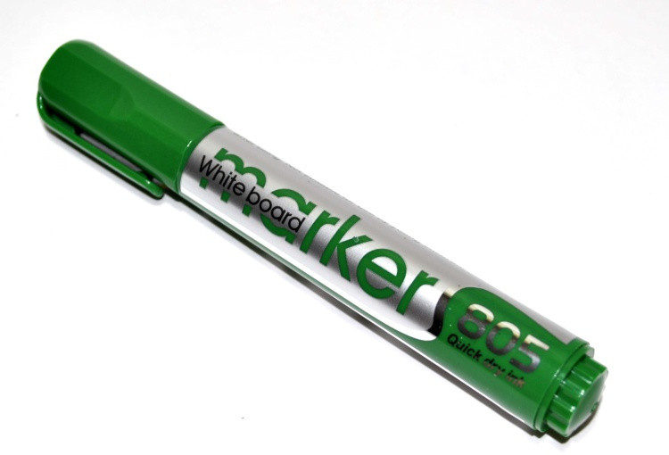 Маркер Leely 805-green, 4 шт, 2.5 мм, зеленый - фото 1 - id-p112628920